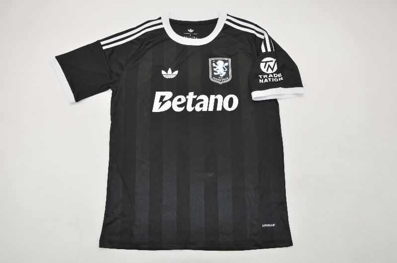 AAA(Thailand) Aston Villa 25/26 Goalkeeper Black Soccer Jersey AAA(Thailand) Aston Villa 25/26 Goalkeeper Black Soccer Jersey