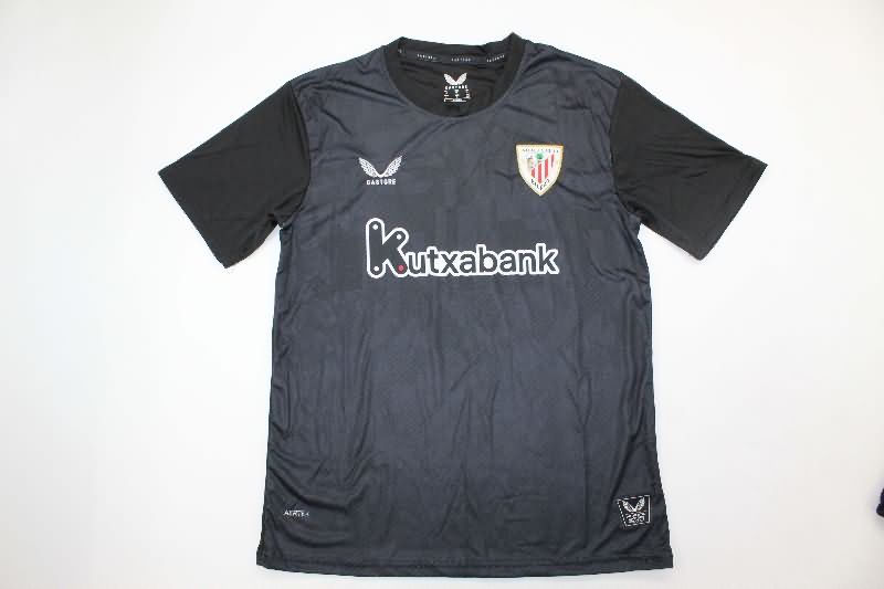 AAA(Thailand) Athletic Bilbao 25/26 Goalkeeper Black Soccer Jersey AAA(Thailand) Athletic Bilbao 25/26 Goalkeeper Black Soccer Jersey