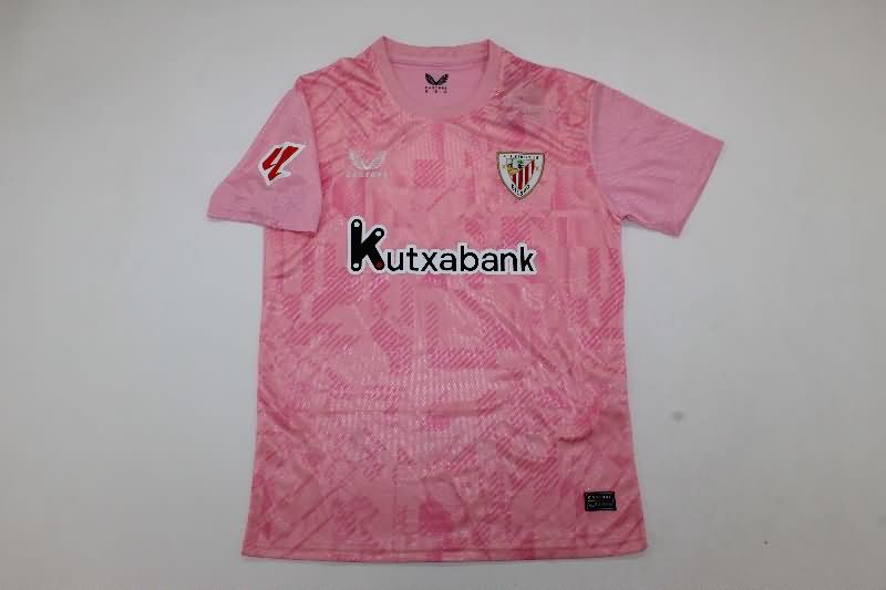 AAA(Thailand) Athletic Bilbao 25/26 Goalkeeper Pink Soccer Jersey AAA(Thailand) Athletic Bilbao 25/26 Goalkeeper Pink Soccer Jersey