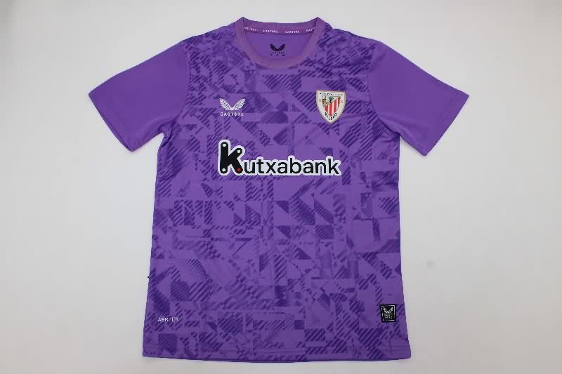 AAA(Thailand) Athletic Bilbao 25/26 Goalkeeper Purple Soccer Jersey AAA(Thailand) Athletic Bilbao 25/26 Goalkeeper Purple Soccer Jersey