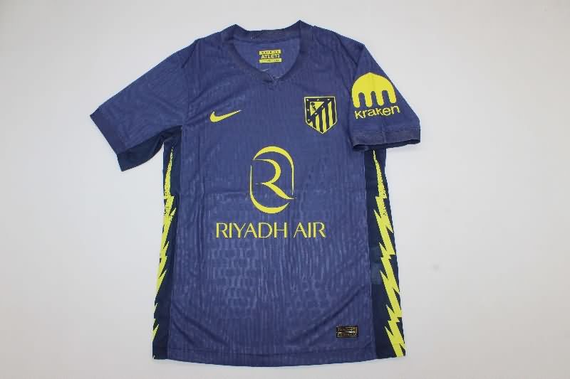 AAA(Thailand) Atletico Madrid 25/26 Away Soccer Jersey (Player) AAA(Thailand) Atletico Madrid 25/26 Away Soccer Jersey (Player)