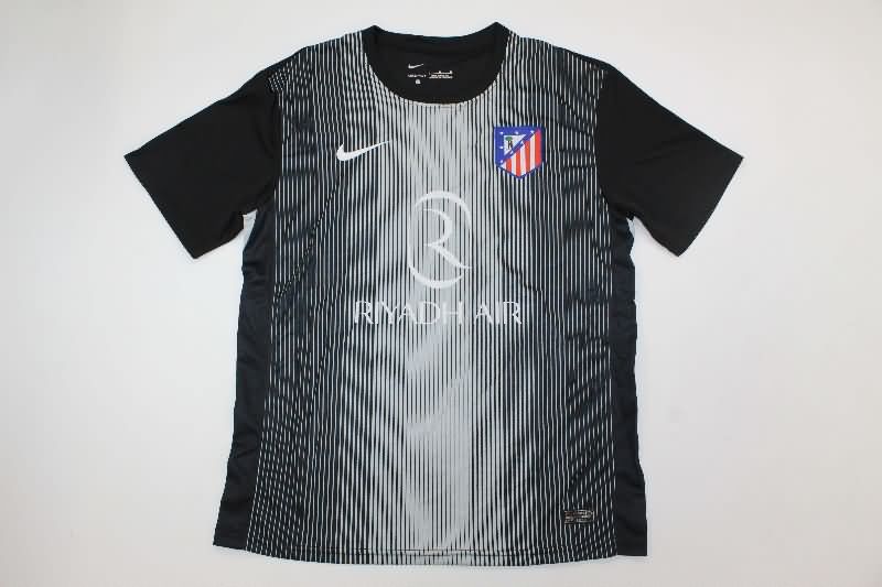 AAA(Thailand) Atletico Madrid 25/26 Goalkeeper Black Soccer Jersey AAA(Thailand) Atletico Madrid 25/26 Goalkeeper Black Soccer Jersey