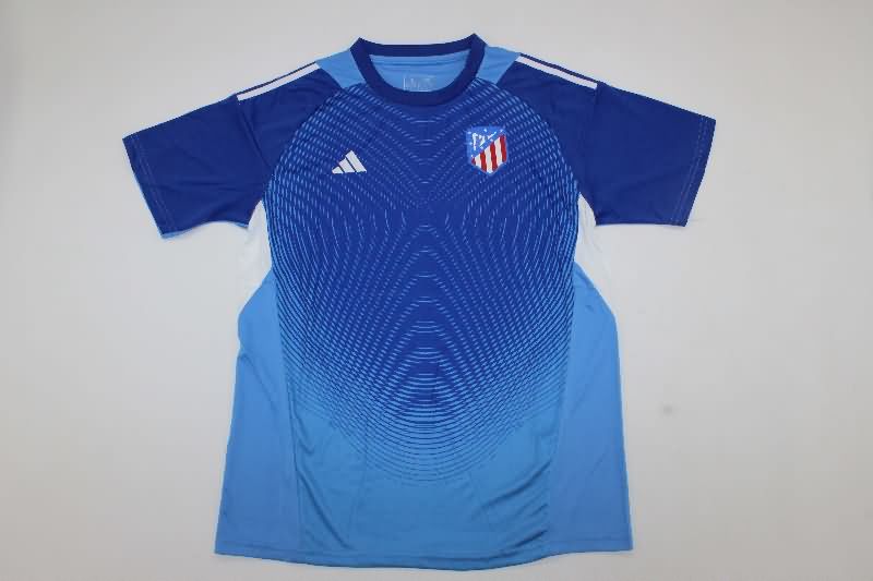AAA(Thailand) Atletico Madrid 25/26 Goalkeeper Blue Soccer Jersey AAA(Thailand) Atletico Madrid 25/26 Goalkeeper Blue Soccer Jersey