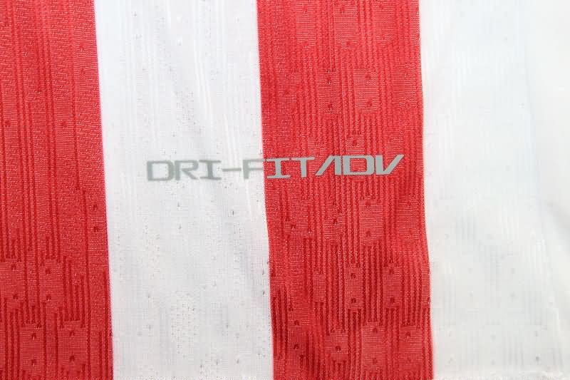 AAA(Thailand) Atletico Madrid 25/26 Home Long Sleeve Soccer Jersey (Player)