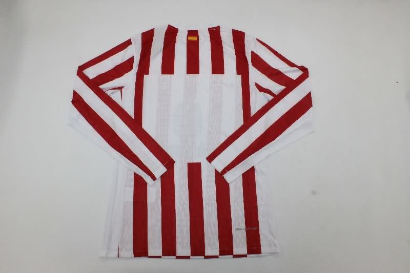 AAA(Thailand) Atletico Madrid 25/26 Home Long Sleeve Soccer Jersey (Player)