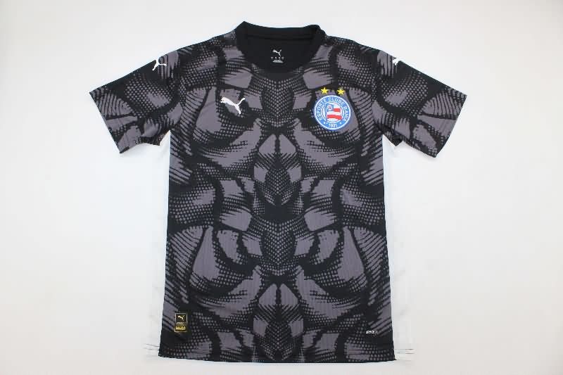 AAA(Thailand) Bahia 2025 Goalkeeper Black Soccer Jersey AAA(Thailand) Bahia 2025 Goalkeeper Black Soccer Jersey