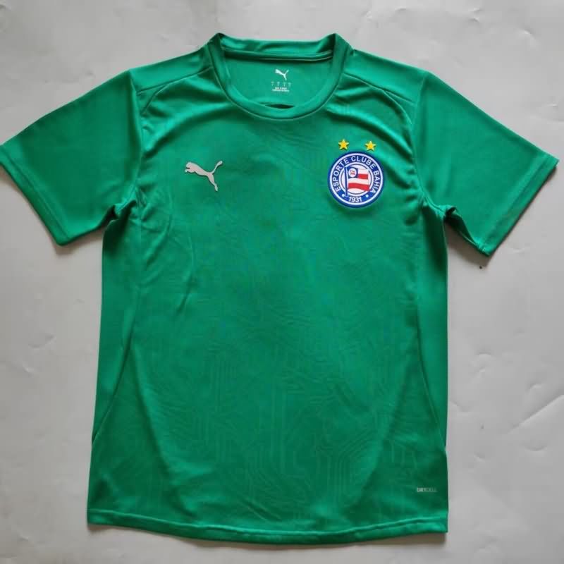 AAA(Thailand) Bahia 2025 Goalkeeper Green Soccer Jersey AAA(Thailand) Bahia 2025 Goalkeeper Green Soccer Jersey