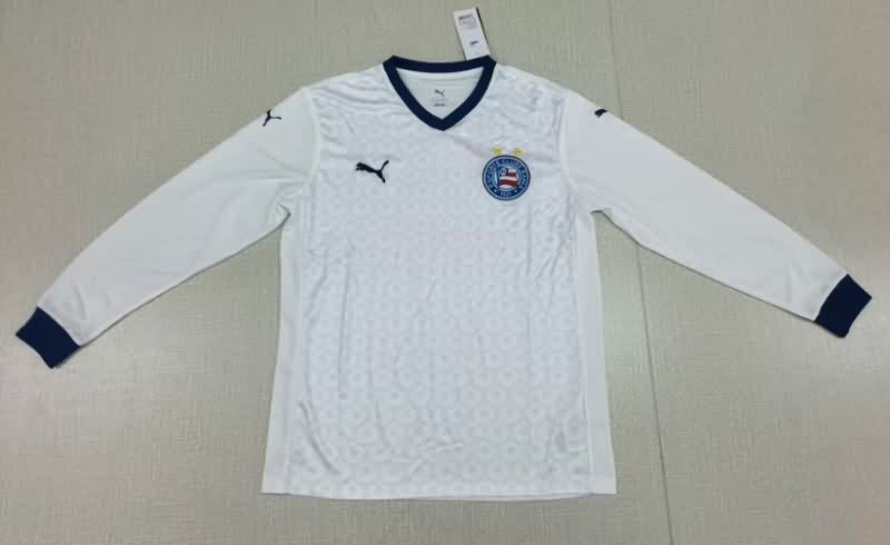 AAA(Thailand) Bahia 2025 Home Long Sleeve Soccer Jersey AAA(Thailand) Bahia 2025 Home Long Sleeve Soccer Jersey
