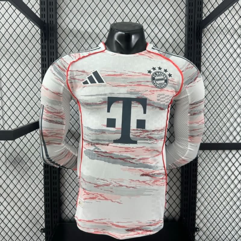 AAA(Thailand) Bayern Munich 25/26 Away Long Sleeve Soccer Jersey (Player) AAA(Thailand) Bayern Munich 25/26 Away Long Sleeve Soccer Jersey (Player)