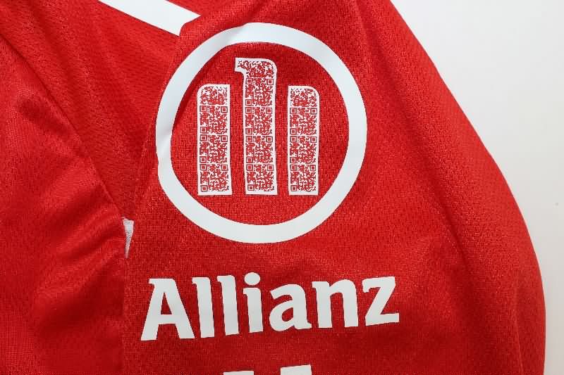 AAA(Thailand) Bayern Munich 25/26 Home Long Sleeve Soccer Jersey (Player)