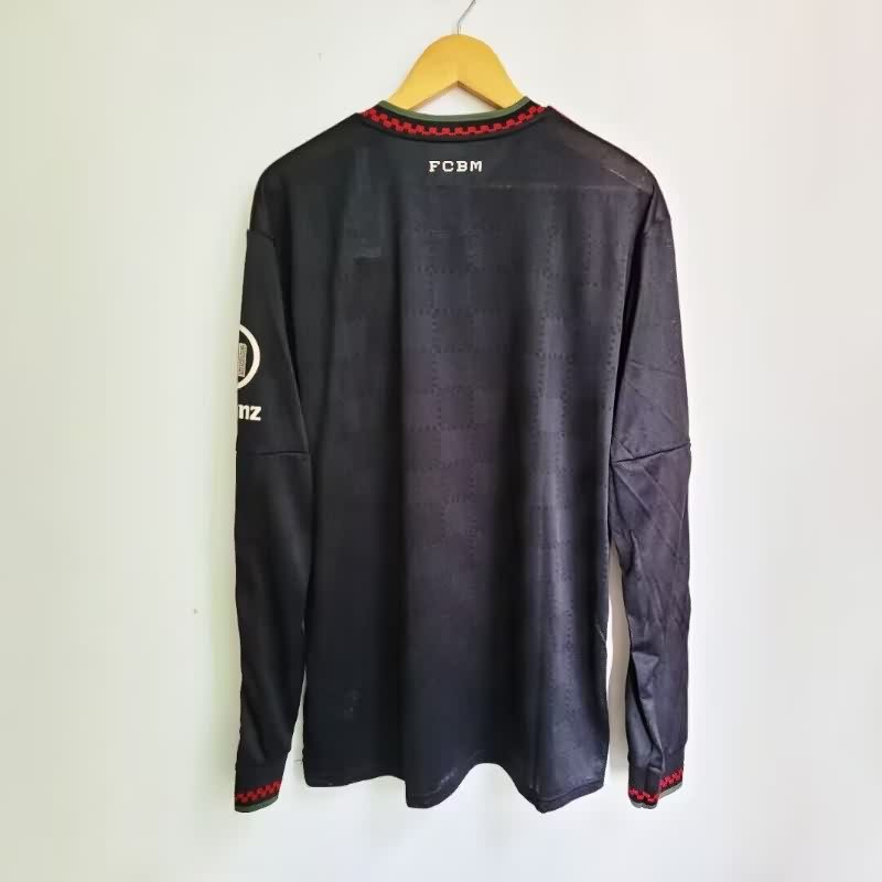 AAA(Thailand) Bayern Munich 25/26 Third Long Sleeve Soccer Jersey (Player)