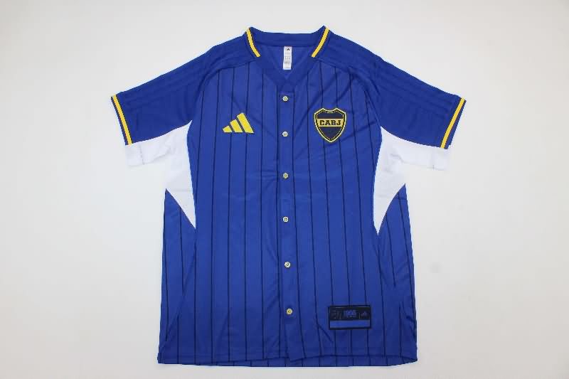 AAA(Thailand) Boca Juniors 2025 Travel Blue Soccer Jersey AAA(Thailand) Boca Juniors 2025 Travel Blue Soccer Jersey