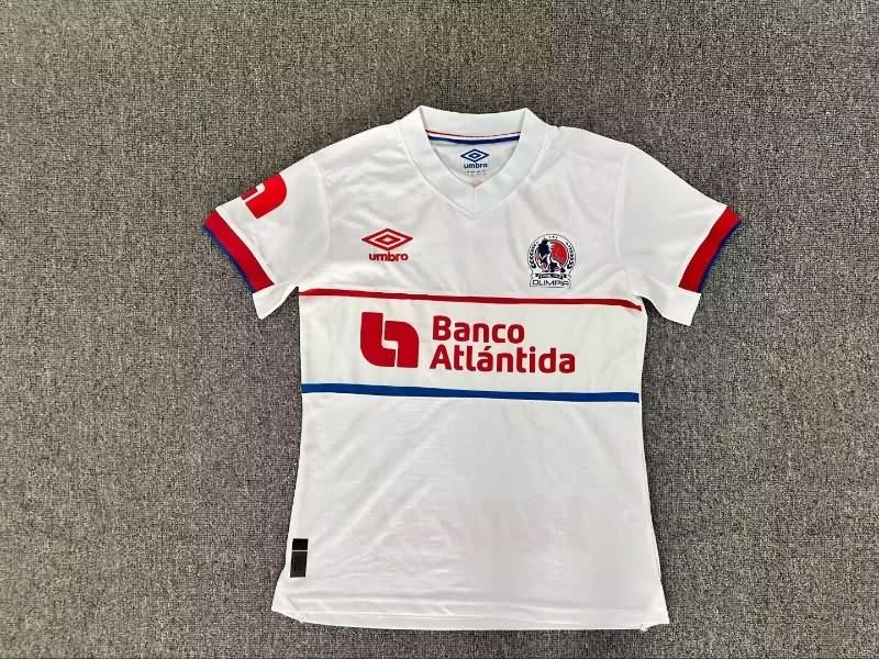 AAA(Thailand) CD Olimpia 2025 Home Women Soccer Jersey AAA(Thailand) CD Olimpia 2025 Home Women Soccer Jersey