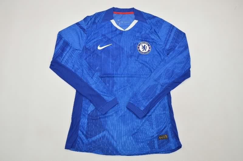 AAA(Thailand) Chelsea 25/26 Home Long Sleeve Soccer Jersey (Player) AAA(Thailand) Chelsea 25/26 Home Long Sleeve Soccer Jersey (Player)