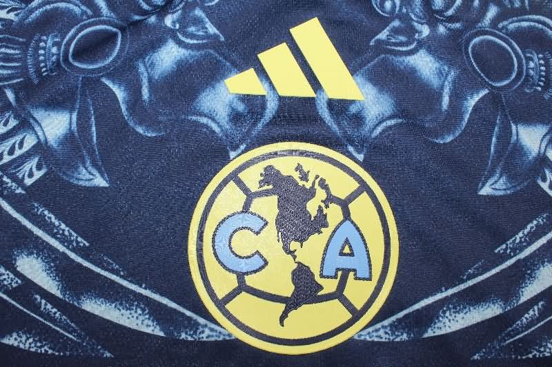 AAA(Thailand) Club America 25/26 Away Long Sleeve Soccer Jersey (Player)
