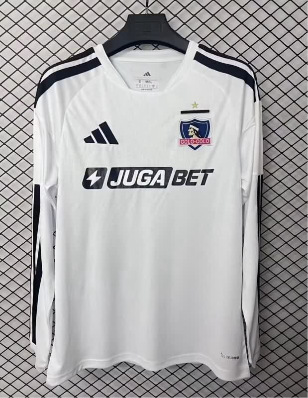 AAA(Thailand) Colo Colo 2026 Home Long Sleeve Soccer Jersey AAA(Thailand) Colo Colo 2026 Home Long Sleeve Soccer Jersey