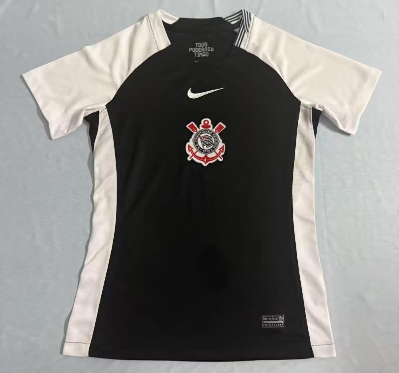 AAA(Thailand) Corinthians 2025 Away Women Soccer Jersey AAA(Thailand) Corinthians 2025 Away Women Soccer Jersey