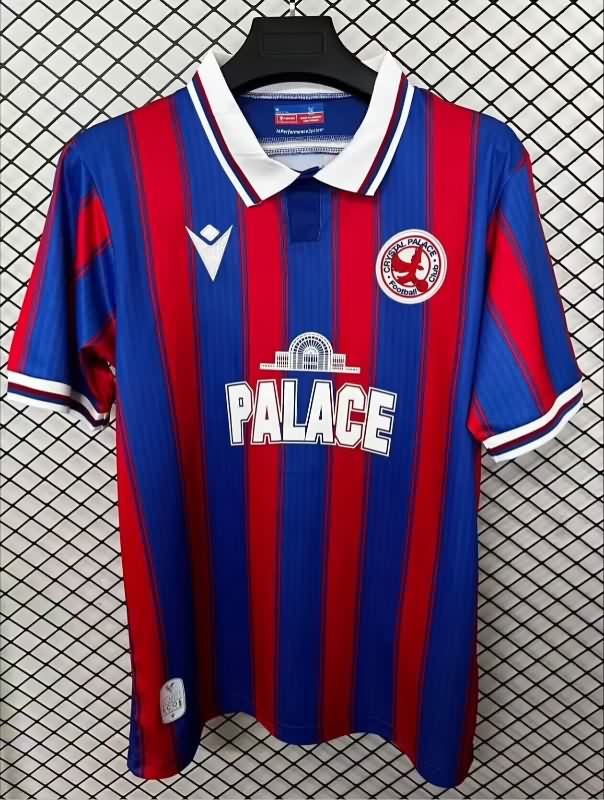 AAA(Thailand) Crystal Palace 25/26 Red Blue Soccer Jersey AAA(Thailand) Crystal Palace 25/26 Red Blue Soccer Jersey