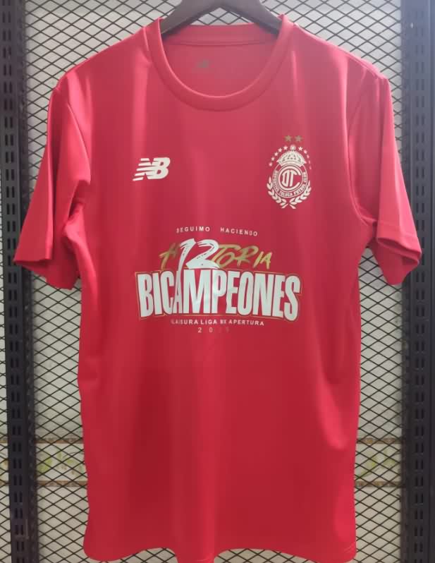 AAA(Thailand) Deportivo Toluca 25/26 12 Champions Soccer Shirt AAA(Thailand) Deportivo Toluca 25/26 12 Champions Soccer Shirt