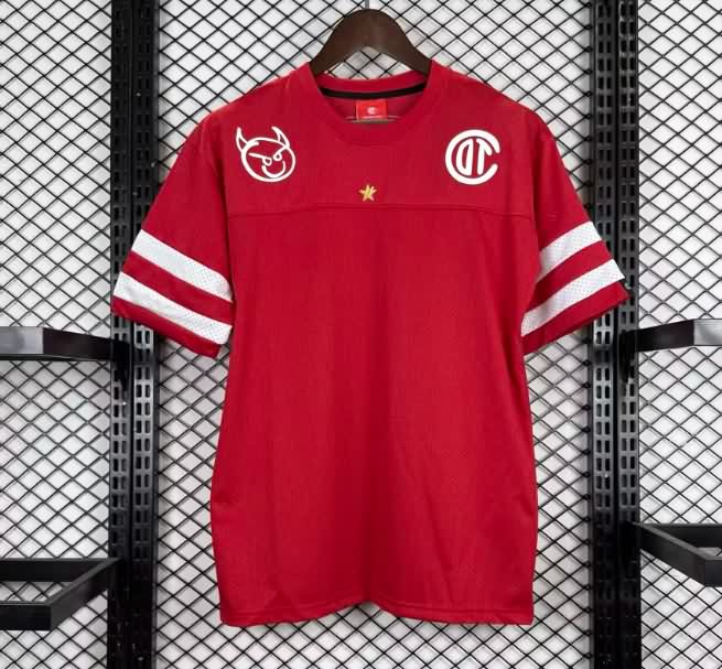 AAA(Thailand) Deportivo Toluca 25/26 Red NFL Jersey AAA(Thailand) Deportivo Toluca 25/26 Red NFL Jersey