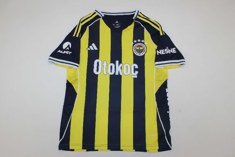 AAA(Thailand) Fenerbahce 25/26 Home Soccer Jersey AAA(Thailand) Fenerbahce 25/26 Home Soccer Jersey