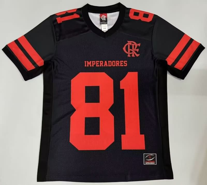 AAA(Thailand) Flamengo 2025 Black NFL Jersey AAA(Thailand) Flamengo 2025 Black NFL Jersey
