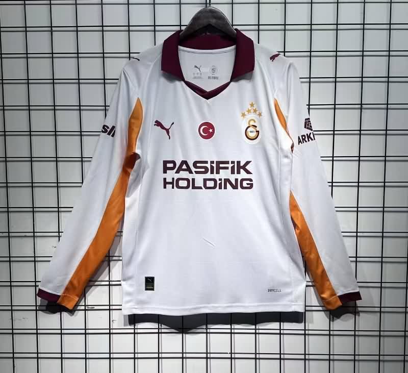 AAA(Thailand) Galatasaray 25/26 Away Long Sleeve Soccer Jersey AAA(Thailand) Galatasaray 25/26 Away Long Sleeve Soccer Jersey