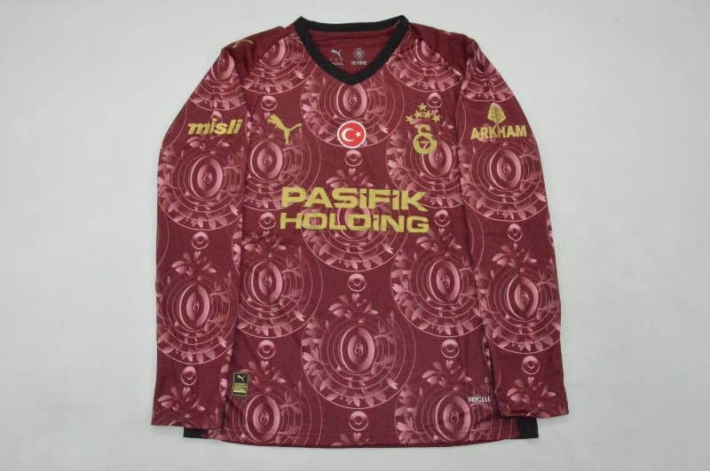 AAA(Thailand) Galatasaray 25/26 Third Long Sleeve Soccer Jersey AAA(Thailand) Galatasaray 25/26 Third Long Sleeve Soccer Jersey