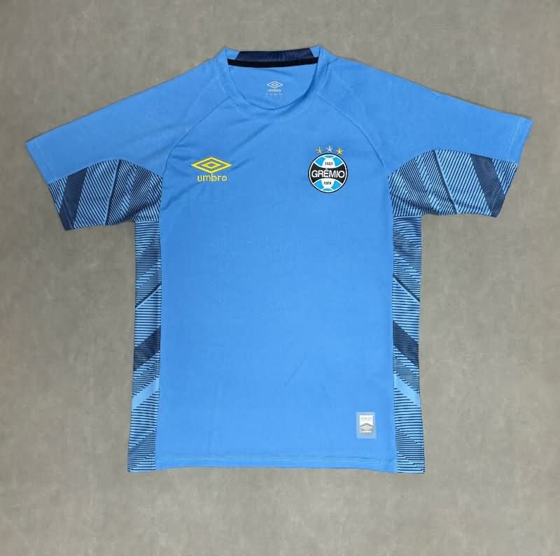 AAA(Thailand) Gremio 2025 Goalkeeper Blue Soccer Jersey AAA(Thailand) Gremio 2025 Goalkeeper Blue Soccer Jersey