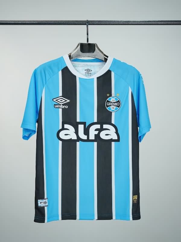 AAA(Thailand) Gremio 2025 Home Soccer Jersey With Sponsor AAA(Thailand) Gremio 2025 Home Soccer Jersey With Sponsor