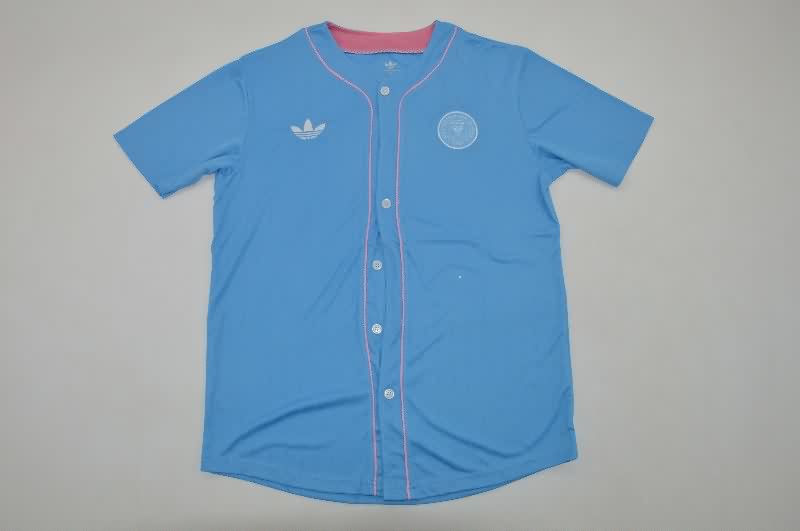 AAA(Thailand) Inter Miami 2025 Blue Baseball Jersey AAA(Thailand) Inter Miami 2025 Blue Baseball Jersey