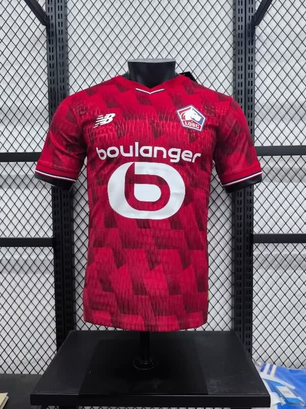 AAA(Thailand) Lille 25/26 Home Soccer Jersey (Player) AAA(Thailand) Lille 25/26 Home Soccer Jersey (Player)