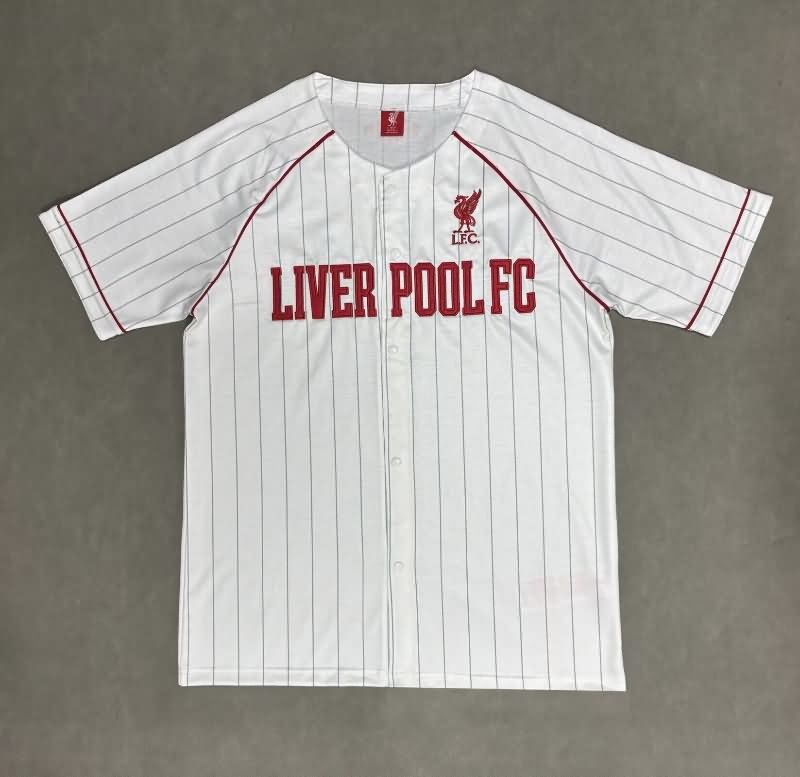 AAA(Thailand) Liverpool 25/26 Travel White Soccer Jersey 02 AAA(Thailand) Liverpool 25/26 Travel White Soccer Jersey 02