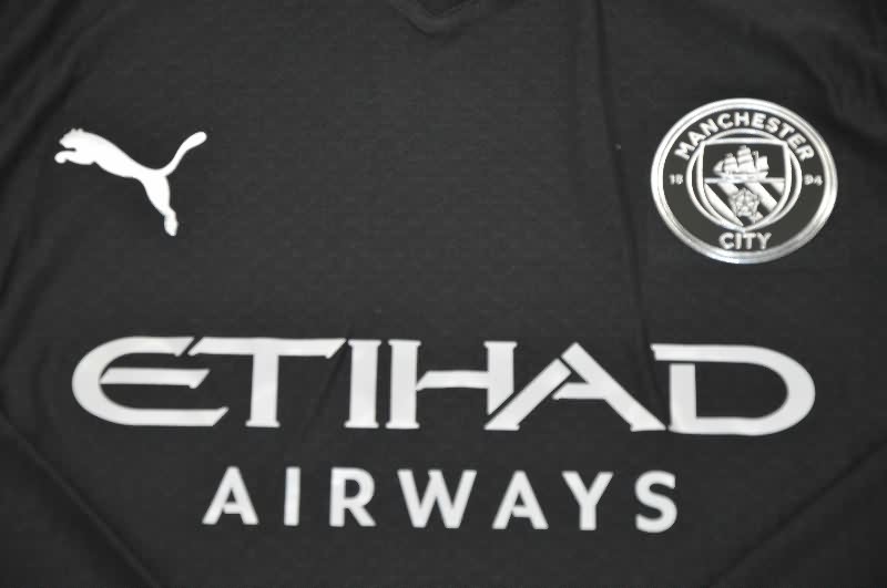 AAA(Thailand) Manchester City 25/26 Away Long Sleeve Soccer Jersey (Player)