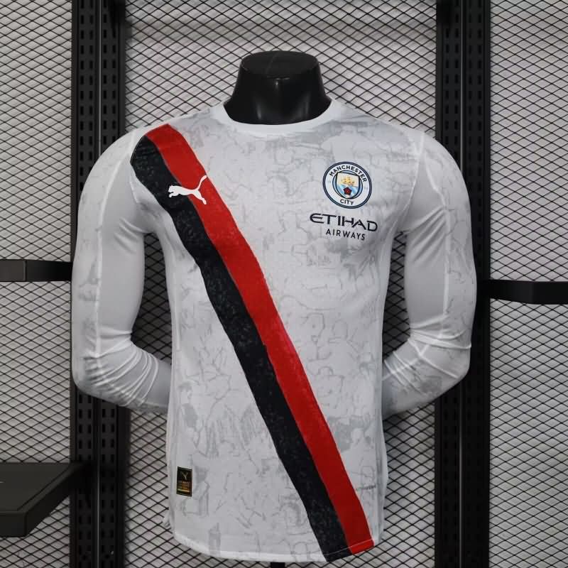AAA(Thailand) Manchester City 2025 Club World Cup Away Long Soccer Jersey (Player) AAA(Thailand) Manchester City 2025 Club World Cup Away Long Soccer Jersey (Player)