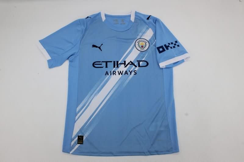 AAA(Thailand) Manchester City 25/26 Home Soccer Jersey AAA(Thailand) Manchester City 25/26 Home Soccer Jersey