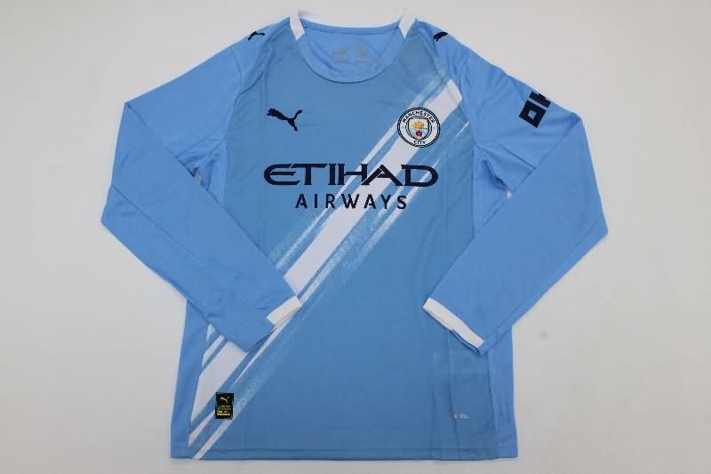 AAA(Thailand) Manchester City 25/26 Home Long Sleeve Soccer Jersey AAA(Thailand) Manchester City 25/26 Home Long Sleeve Soccer Jersey
