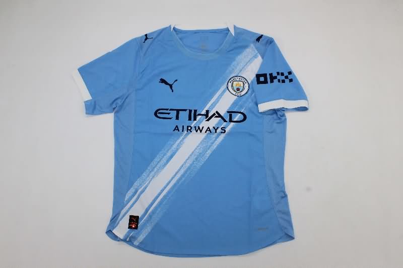 AAA(Thailand) Manchester City 25/26 Home Soccer Jersey (Player) AAA(Thailand) Manchester City 25/26 Home Soccer Jersey (Player)