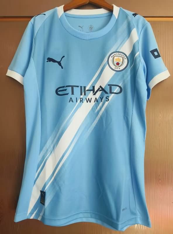 AAA(Thailand) Manchester City 25/26 Home Women Soccer Jersey AAA(Thailand) Manchester City 25/26 Home Women Soccer Jersey