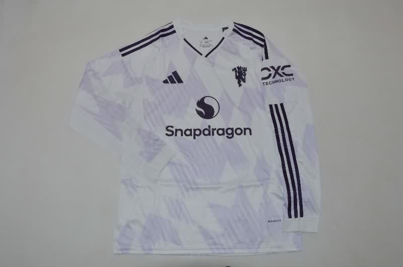 AAA(Thailand) Manchester United 25/26 Away Long Sleeve Soccer Jersey AAA(Thailand) Manchester United 25/26 Away Long Sleeve Soccer Jersey