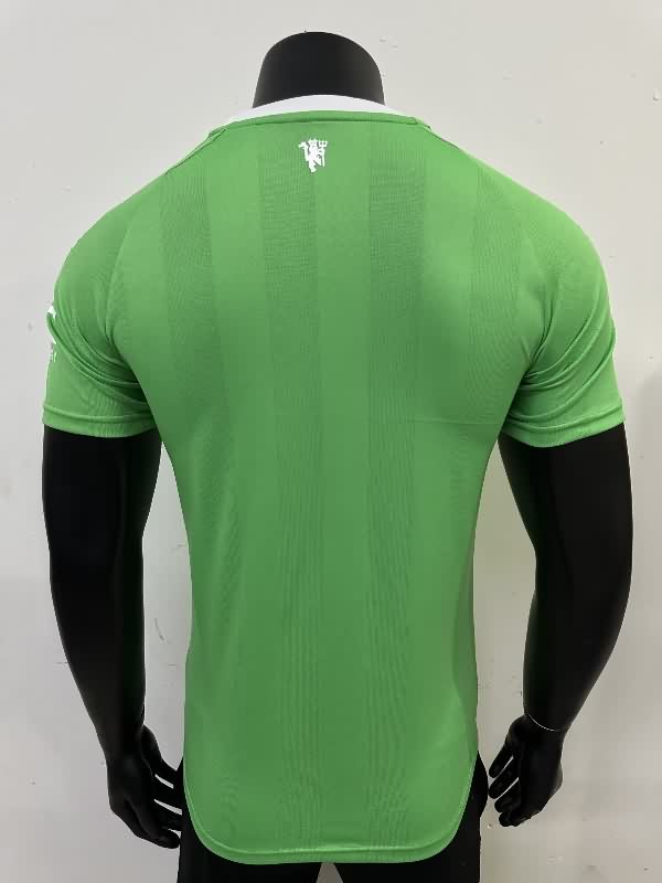 AAA(Thailand) Manchester United 25/26 Goalkeeper Green Soccer Jersey(Player)