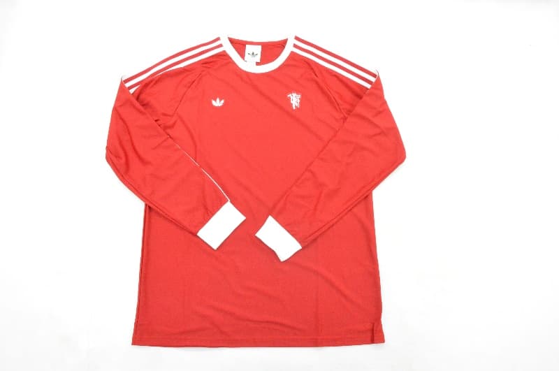 AAA(Thailand) Manchester United 25/26 Red Long Sleeve Soccer Jersey