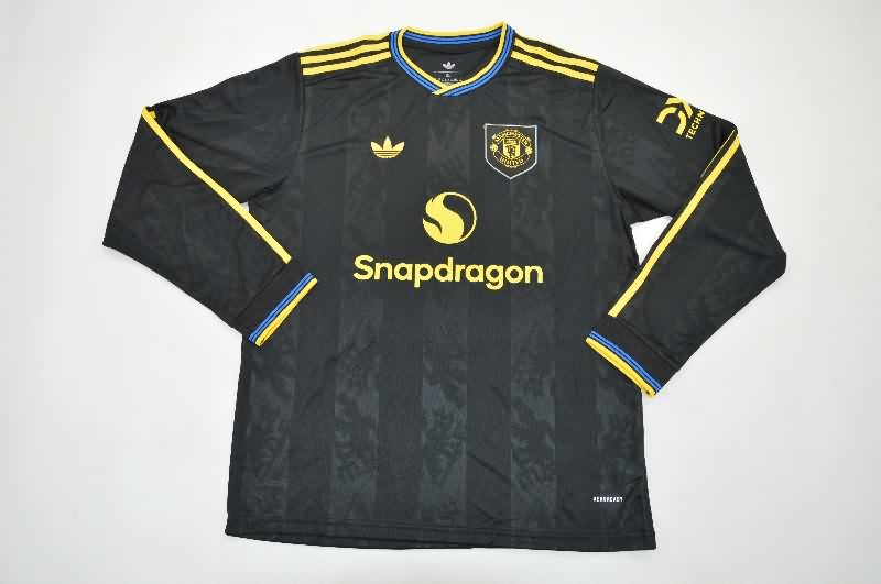AAA(Thailand) Manchester United 25/26 Third Long Sleeve Soccer Jersey AAA(Thailand) Manchester United 25/26 Third Long Sleeve Soccer Jersey