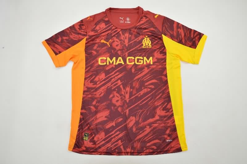 AAA(Thailand) Marseilles 25/26 Goalkeeper Red Soccer Jersey AAA(Thailand) Marseilles 25/26 Goalkeeper Red Soccer Jersey