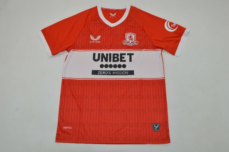 AAA(Thailand) Middlesbrough 25/26 Home Soccer Jersey AAA(Thailand) Middlesbrough 25/26 Home Soccer Jersey