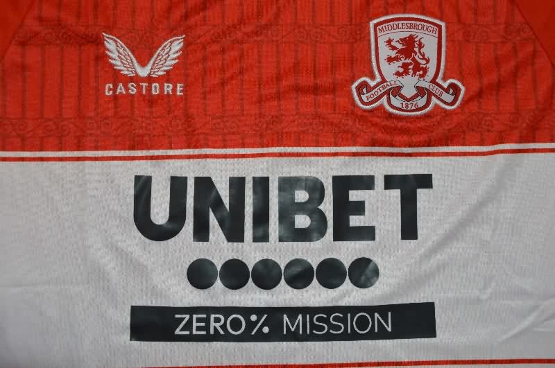 AAA(Thailand) Middlesbrough 25/26 Home Soccer Jersey