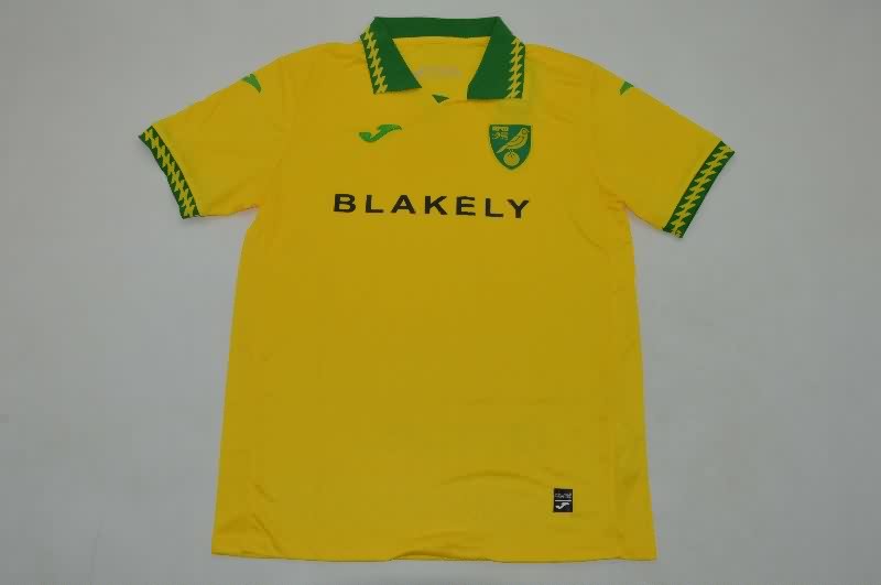 AAA(Thailand) Norwich 25/26 Home Soccer Jersey AAA(Thailand) Norwich 25/26 Home Soccer Jersey