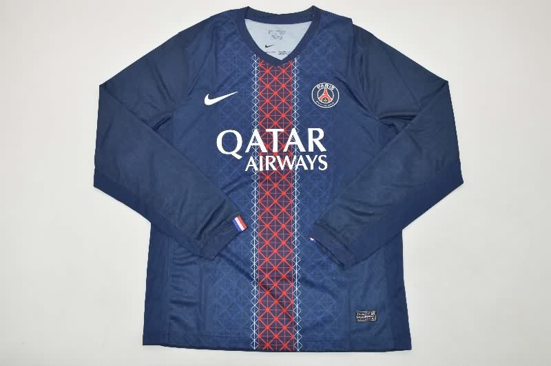 AAA(Thailand) Paris St German 25/26 Home Long Sleeve Soccer Jersey AAA(Thailand) Paris St German 25/26 Home Long Sleeve Soccer Jersey