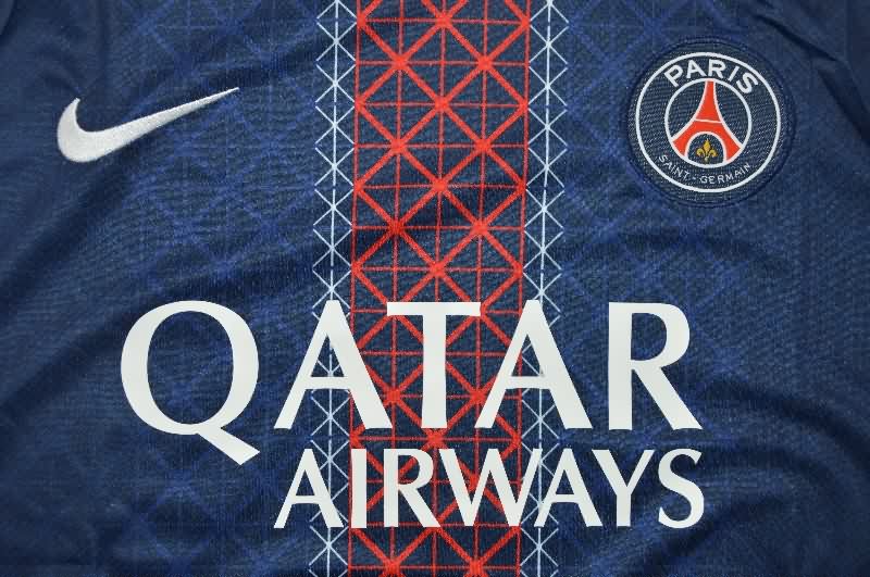 AAA(Thailand) Paris St German 25/26 Home Long Sleeve Soccer Jersey