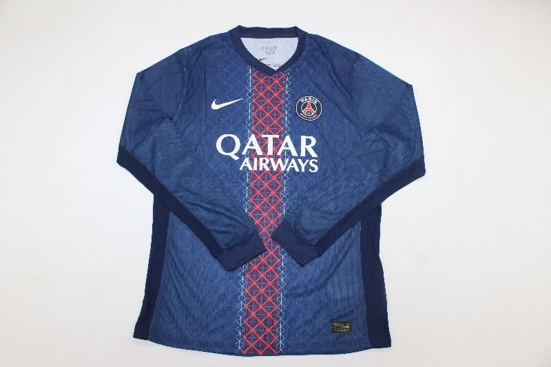 AAA(Thailand) Paris St German 25/26 Home Long Sleeve Soccer Jersey (Player) AAA(Thailand) Paris St German 25/26 Home Long Sleeve Soccer Jersey (Player)
